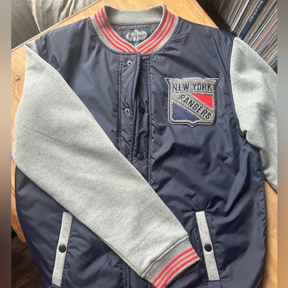 NY Rangers NHL Varsity Jacket • Large, New